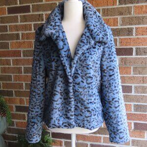 AZI Faux Fur Leopard print coat